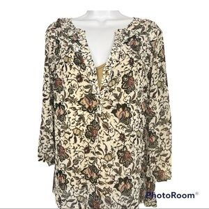 New Directions 2 in 1 floral top